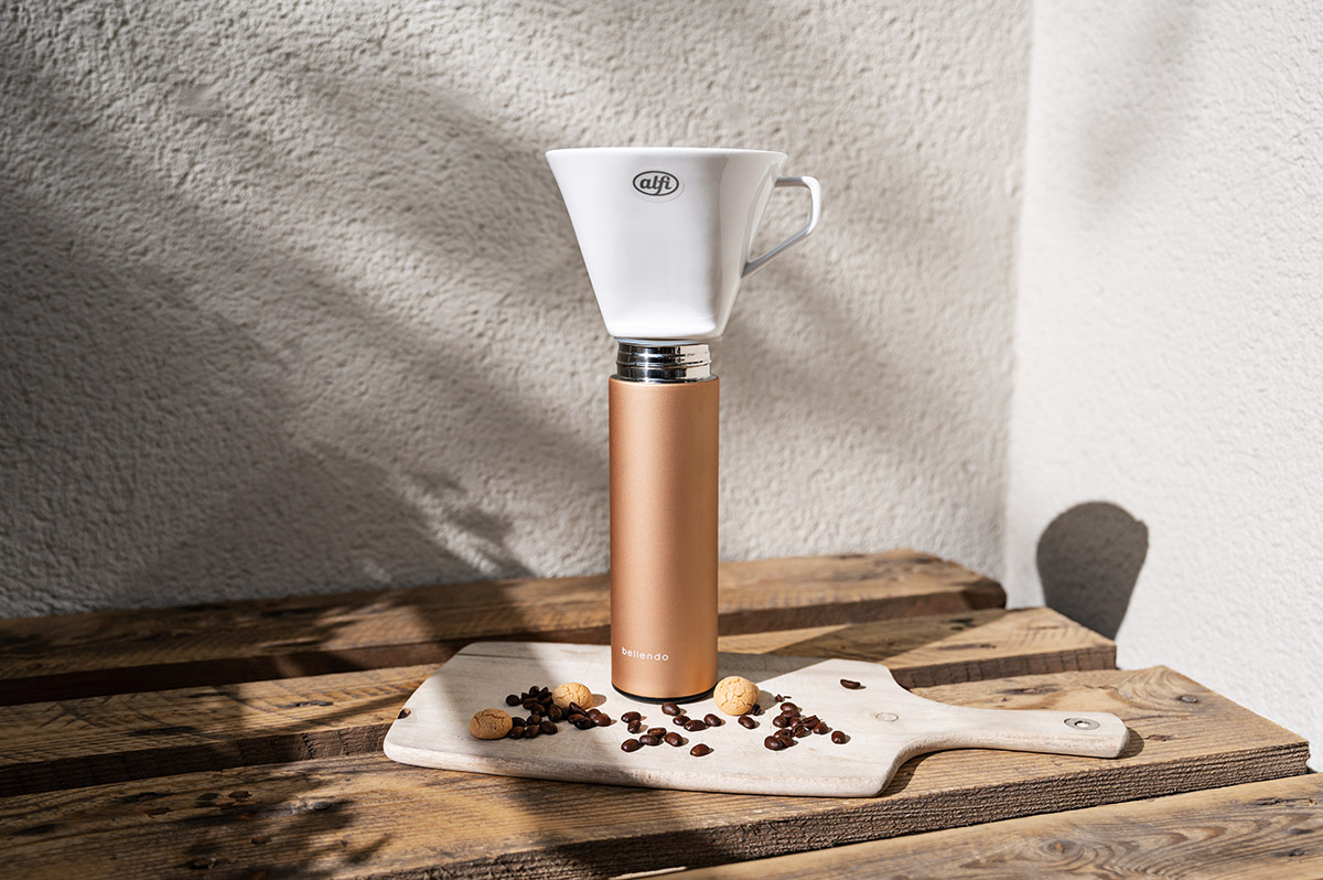 Geschenke für Kaffeetrinker Isolierflasche plus Filter