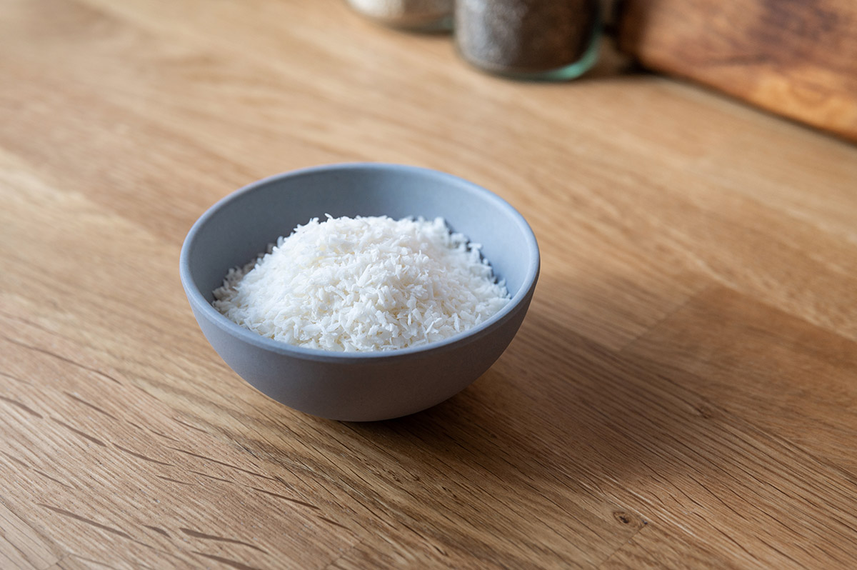 Schokolade mit Kokos verfeinern