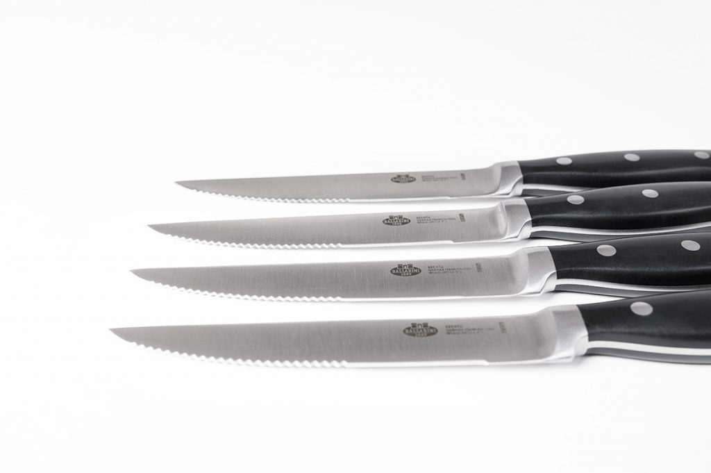 Shun Premier 4-teiliges Steakmesser-Set – Damaszener Stahl, Ultra-scharf & Bequem Im Griff